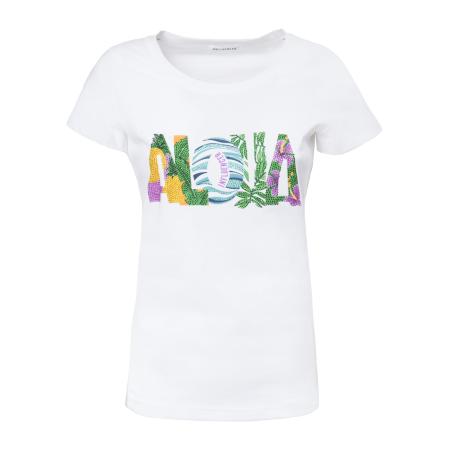Influencer Influencer Shirt Aloha gemengde kleuren / wit