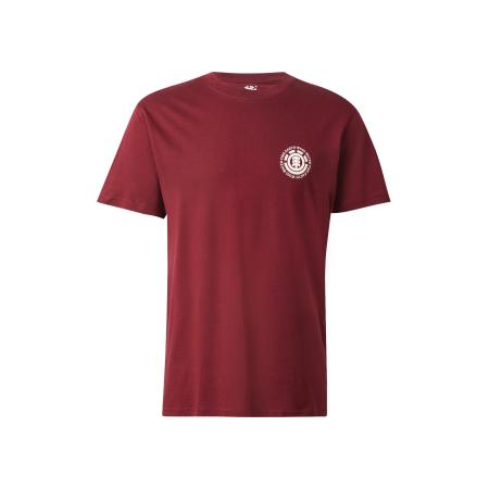 Element ELEMENT Shirt wijnrood / wit