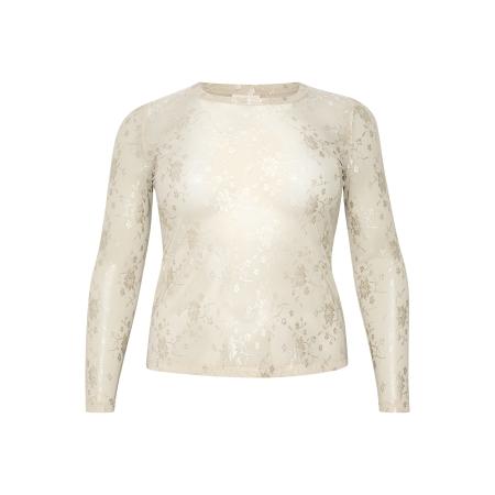 KAFFE CURVE Shirt nikoline wit