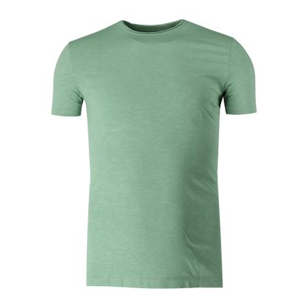 Marvelis Casual T-Shirt ronde hals kristalgroen, Effen