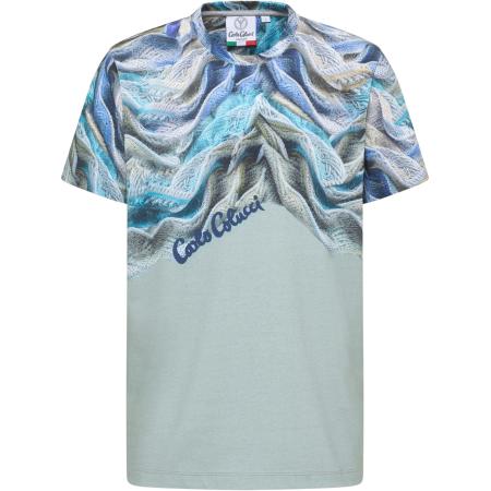 carlo colucci Carlo Colucci Shirt Donquerque blauw / lichtblauw / pastelgroen / wit