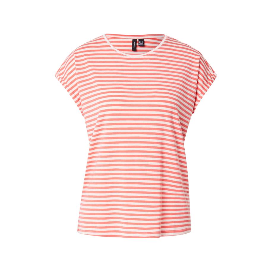 Aware Shirt VMAva lichtrood / wit Rood