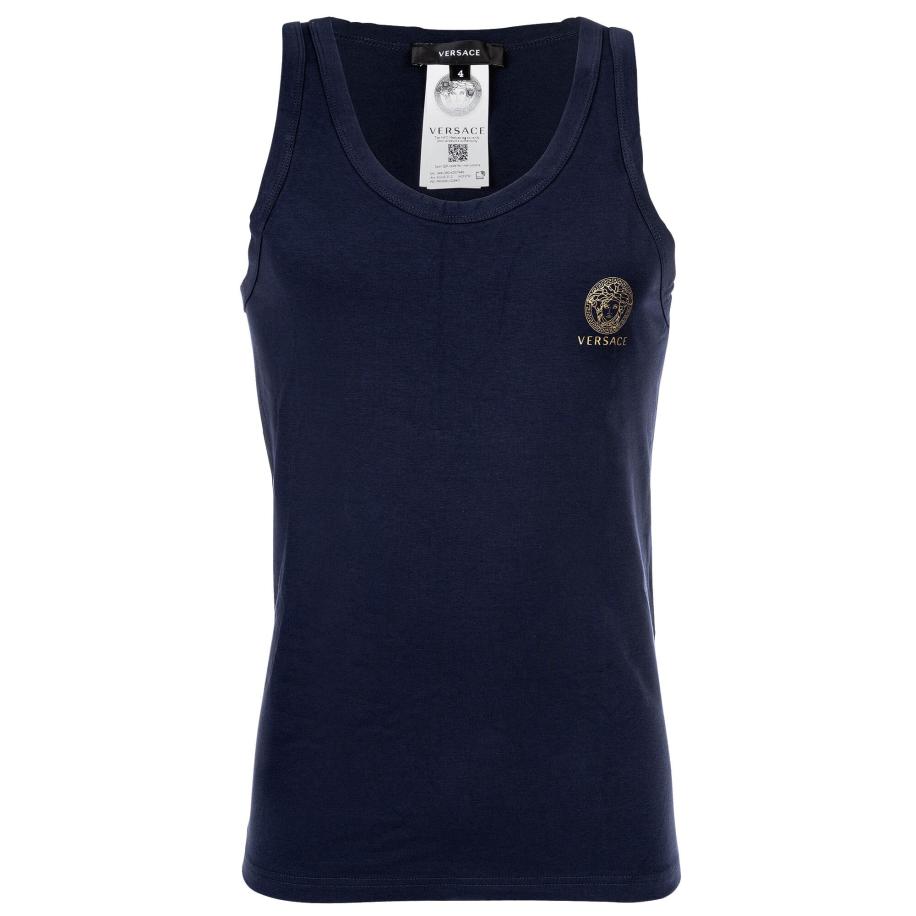 Versace VERSACE Onderhemd navy / goudgeel -