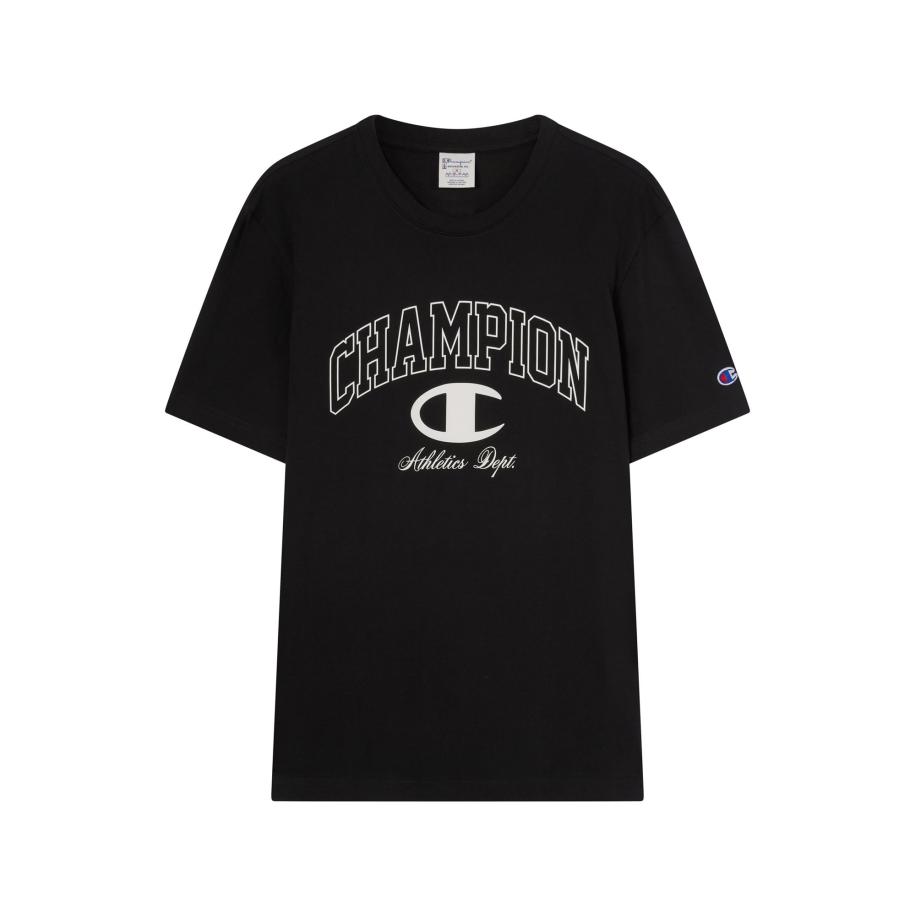 Champion Authentic Athletic Apparel Champion Authentic Athletic Apparel Shirt zwart / wit -