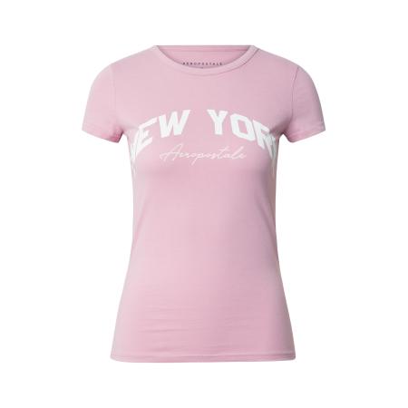 Aeropostale AÉROPOSTALE Shirt NEW YORK mauve / wit