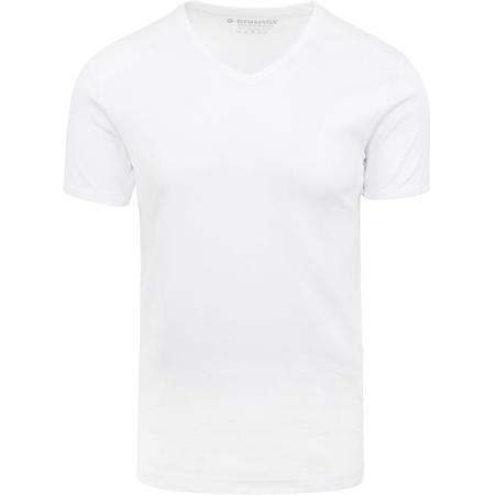 Garage Basic Wit V-Hals