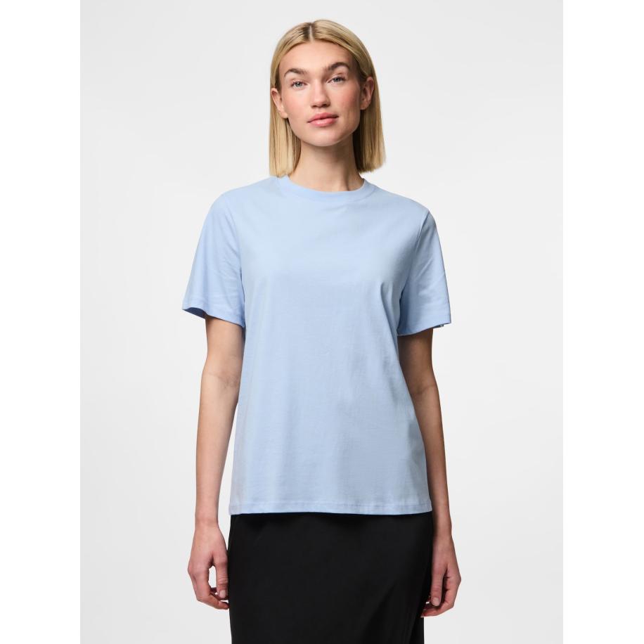 PIECES Shirt Ria lichtblauw Blauw
