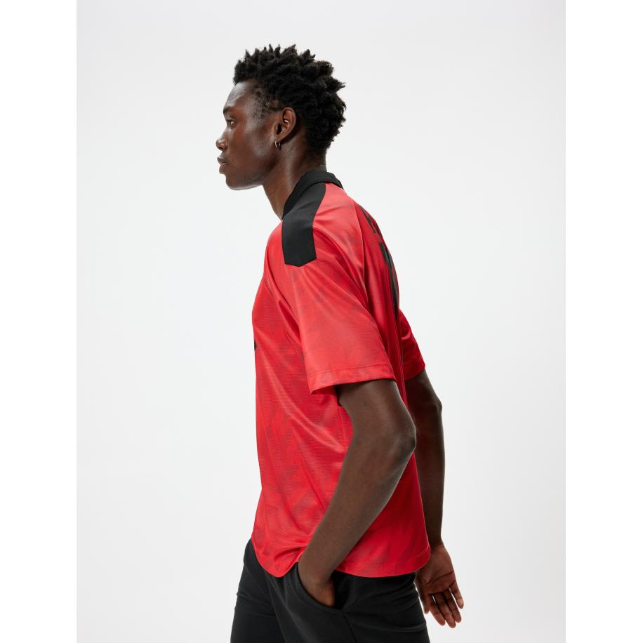 Koton Koton Shirt goudgeel / rood / zwart / wit -