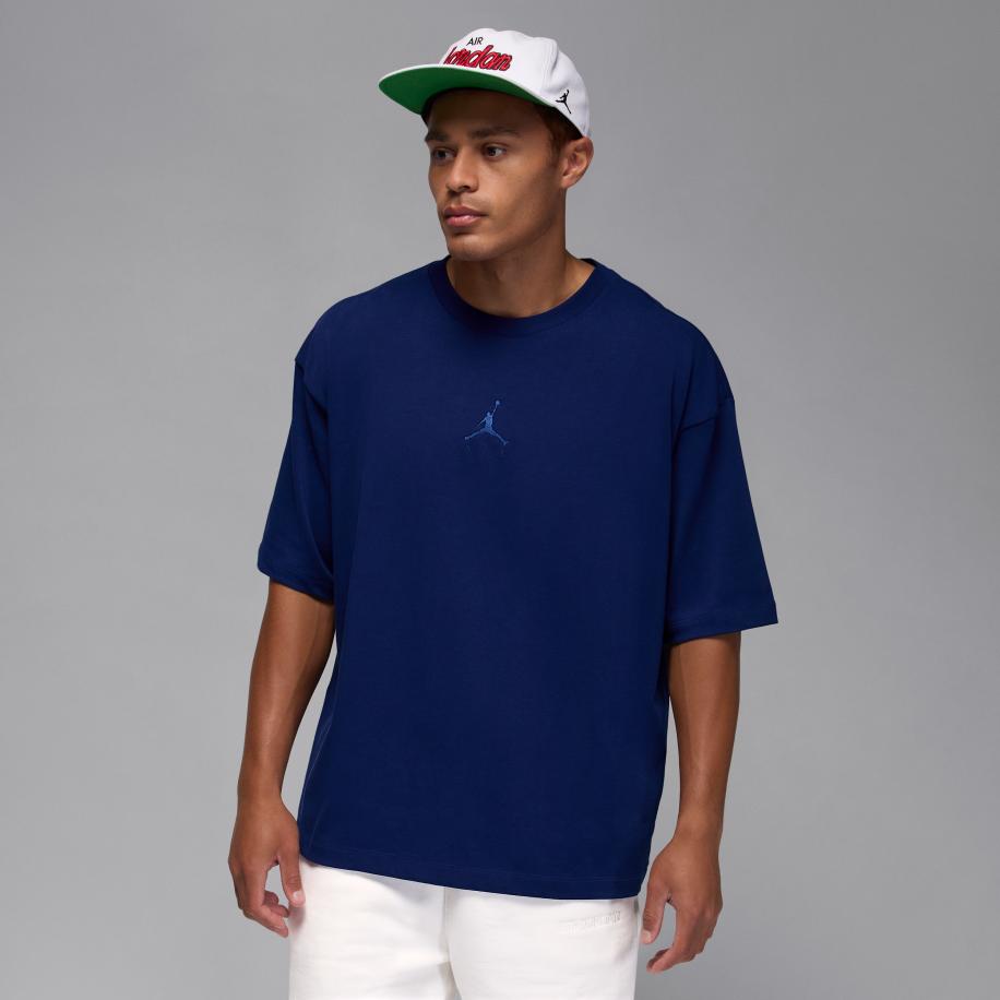 Jordan Flight Essentials oversized T-shirt voor heren - Blauw Blauw