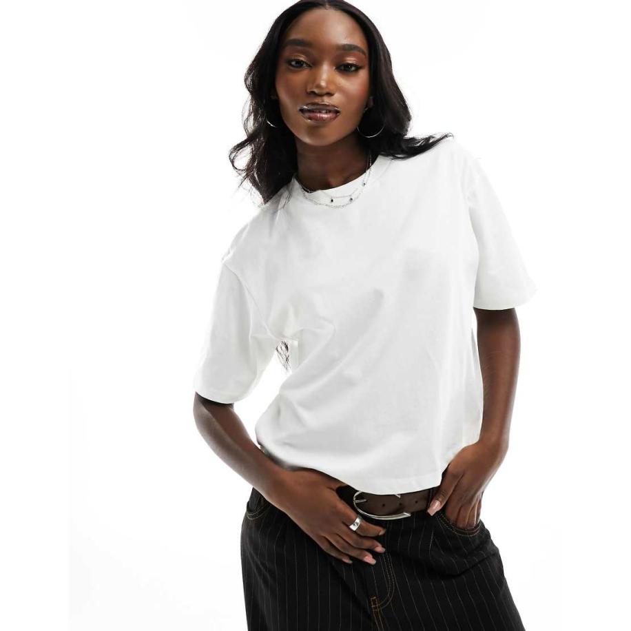 COLLUSION T-shirt met korte mouwen in wit Wit