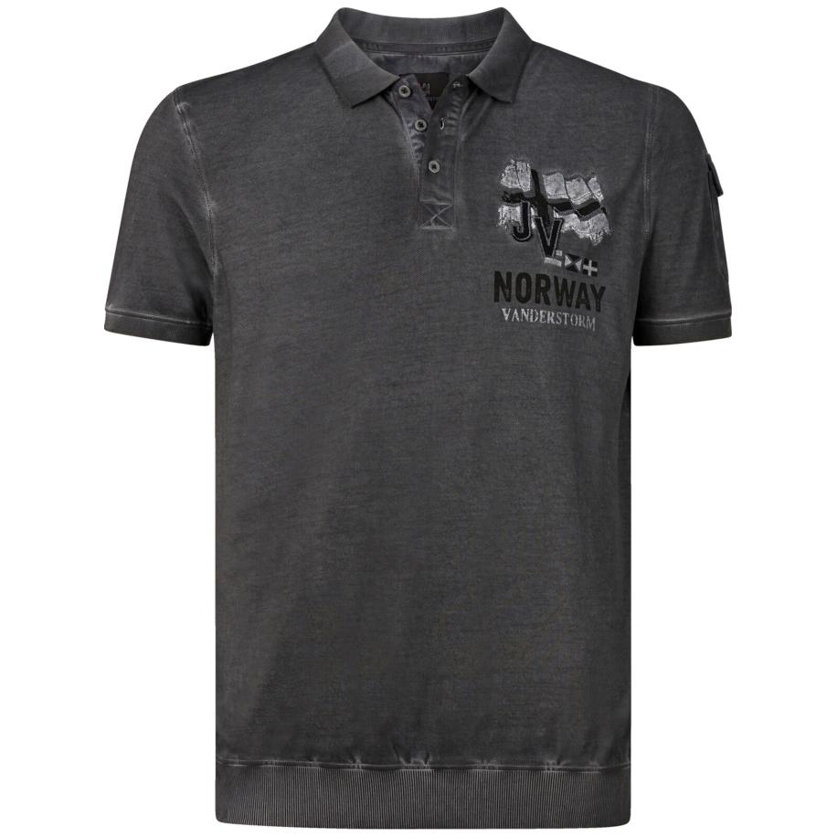 jan vanderstorm Jan Vanderstorm Shirt Alsing donkergrijs -