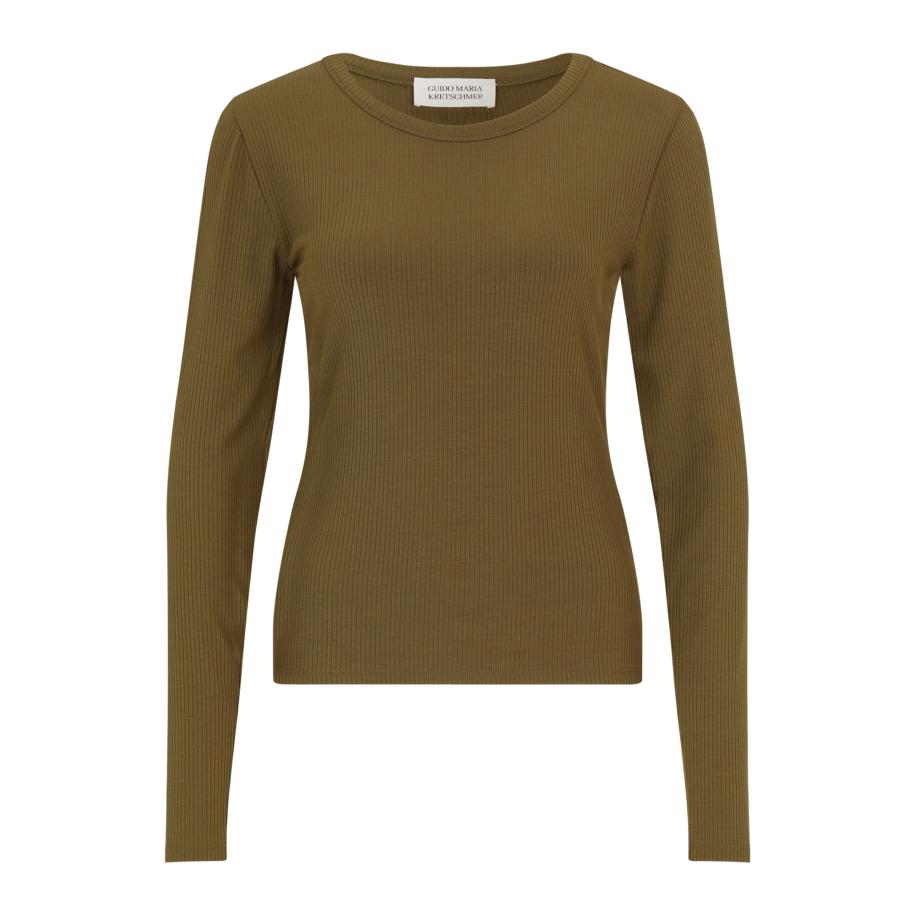 Guido Maria Kretschmer Women Shirt Charis olijfgroen Groen