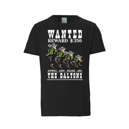 LOGOSHIRT Shirt Lucky Luke - The Daltons gemengde kleuren / zwart / wit