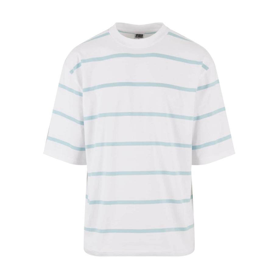 Urban Classics Urban Classics Shirt blauw / wit -
