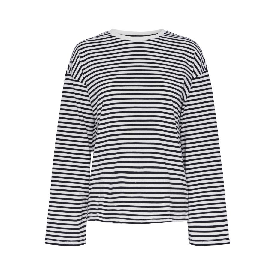 Pieces PIECES Shirt PCSadie zwart / wit -