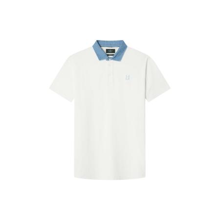 Hackett London Hackett London Shirt Heritage blauw denim / wit