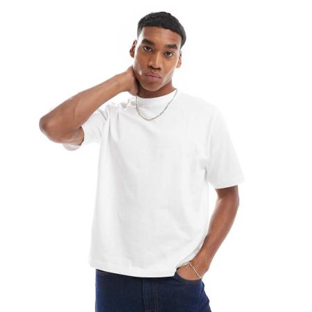 Cotton On - Cropped T-shirt in wit