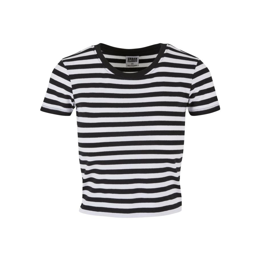 Urban Classics Urban Classics Shirt zwart / wit -