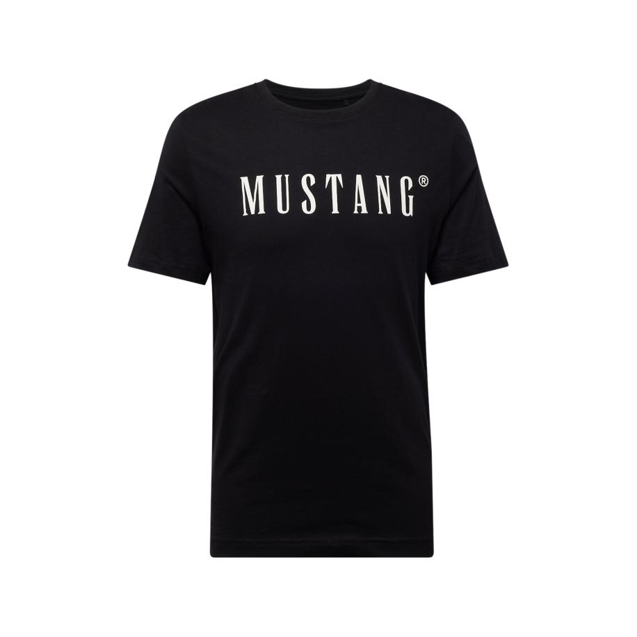 Mustang MUSTANG Shirt Austin zwart / wit -