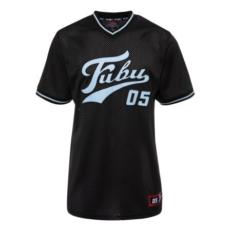 Fubu FUBU Shirt Varsity lichtblauw / zwart