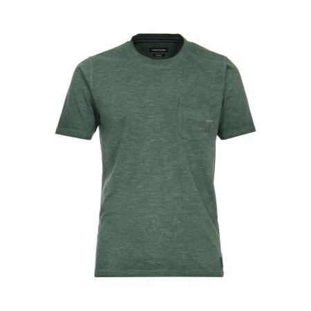 Casa Moda T-Shirt ronde hals turquoise, Motief