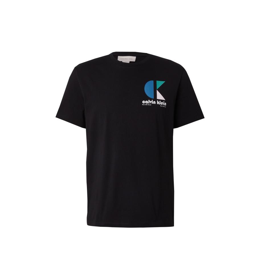 Calvin Klein Calvin Klein Jeans Shirt saffier / mintgroen / zwart / wit -