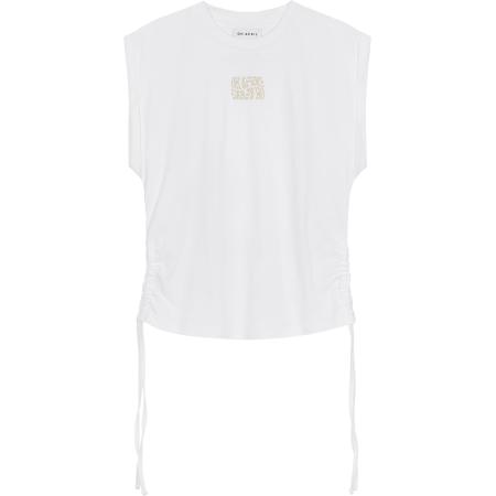 OH APRIL OH APRIL Shirt Riah donkerbeige / wit