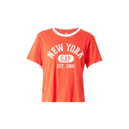 GAP GAP Shirt oranjerood / wit