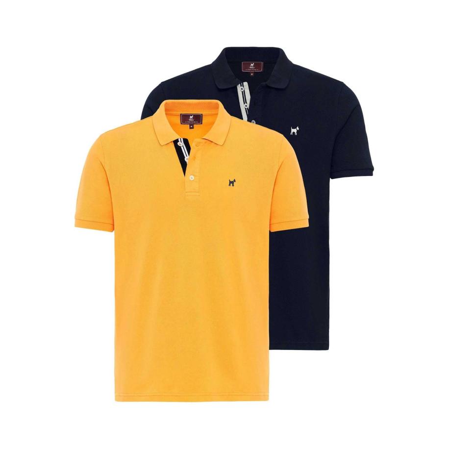 Williot Williot Shirt blauw / oranje -