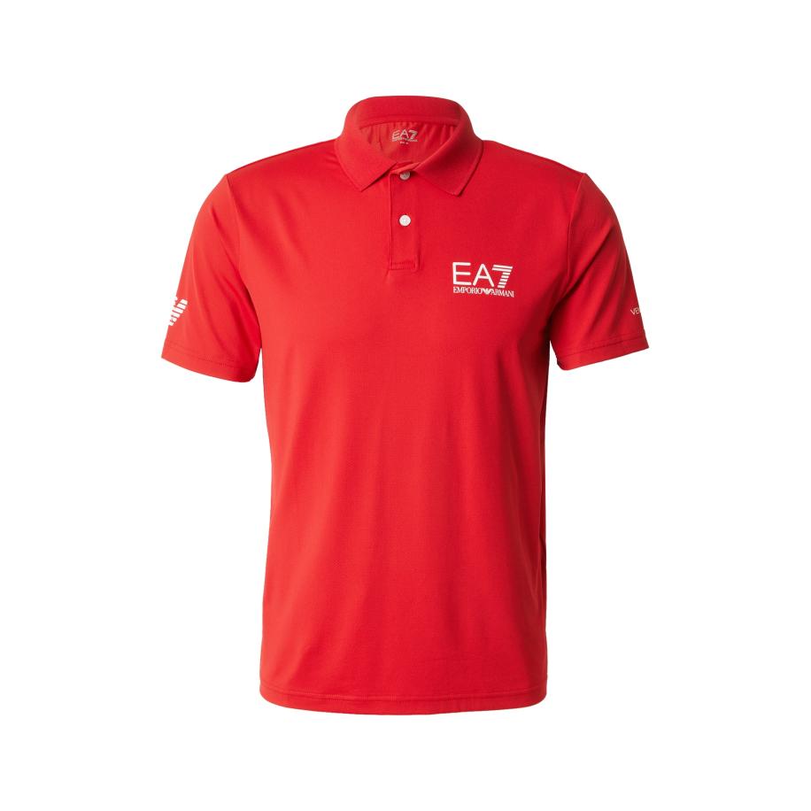 Emporio Armani EA7 Emporio Armani Shirt rood / wit -