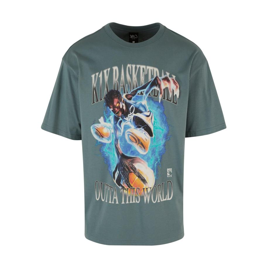 K1X K1X Shirt Bootleg aqua / smaragd / zwart / wit -