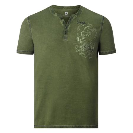 jan vanderstorm Jan Vanderstorm Shirt Godbert olijfgroen