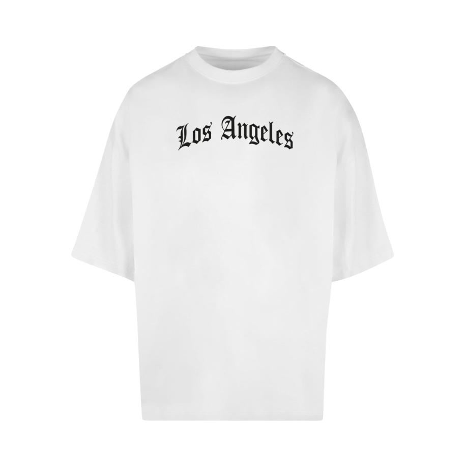 mister tee Mister Tee Shirt Los Angeles zwart / wit -