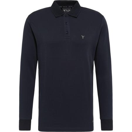 carlo colucci Carlo Colucci Shirt Corneanu nachtblauw / lichtgrijs