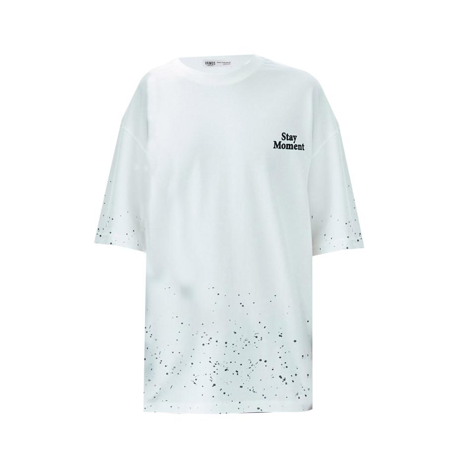 VAMOS CLO Shirt ecru / zwart Bruin