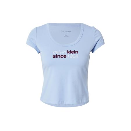 Calvin Klein Calvin Klein Jeans Shirt lichtblauw / wijnrood / wit