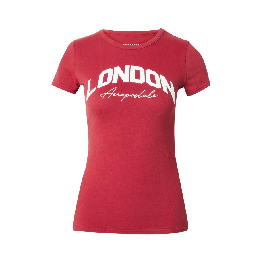 Aeropostale AÉROPOSTALE Shirt LONDON vuurrood / wit -