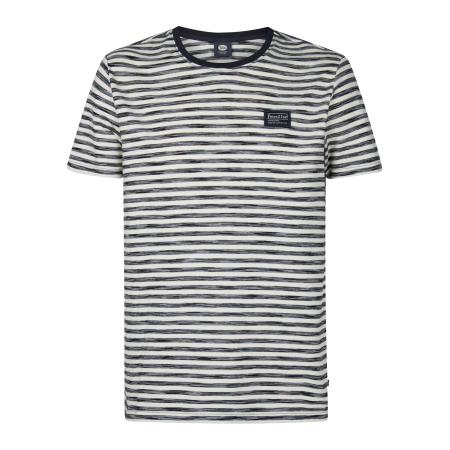 Petrol Industries Petrol Industries Shirt Oceanbreezeview marine / wit