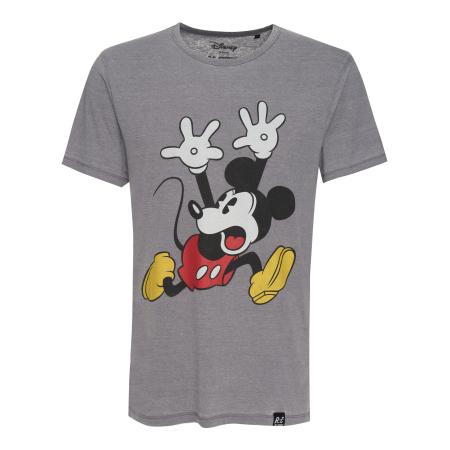 Recovered Recovered Shirt Disney Mickey Mouse Panic lichtgrijs