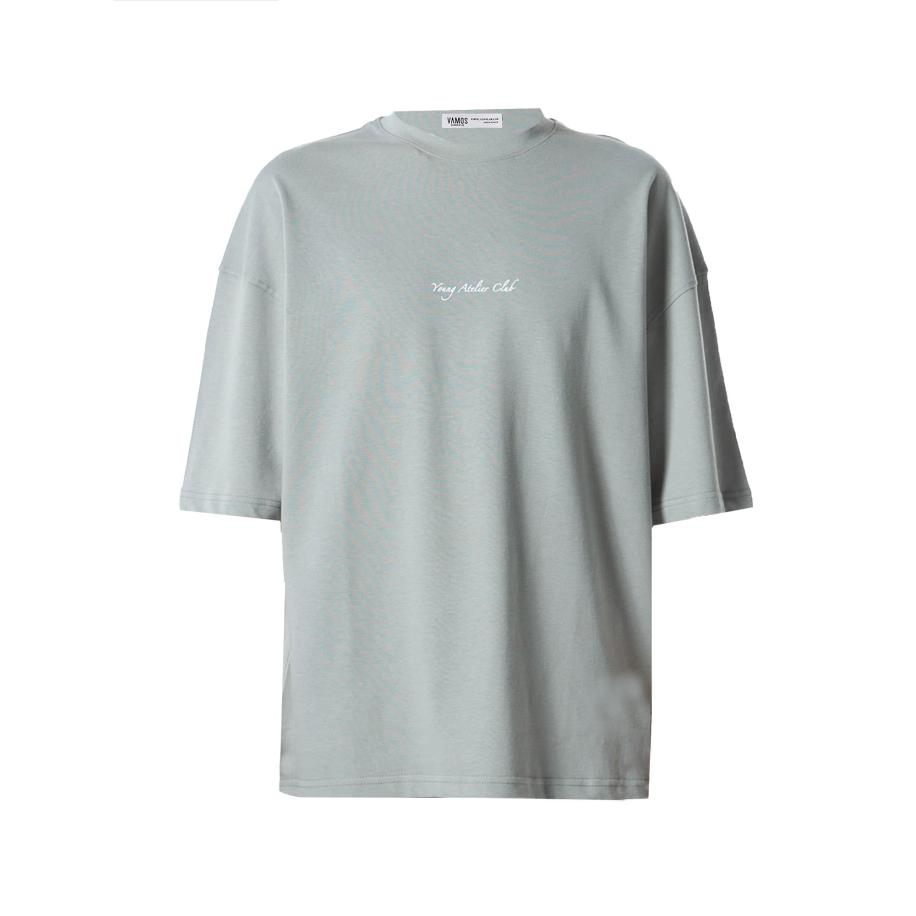 VAMOS CLO Shirt grijs / zwart / wit Grijs