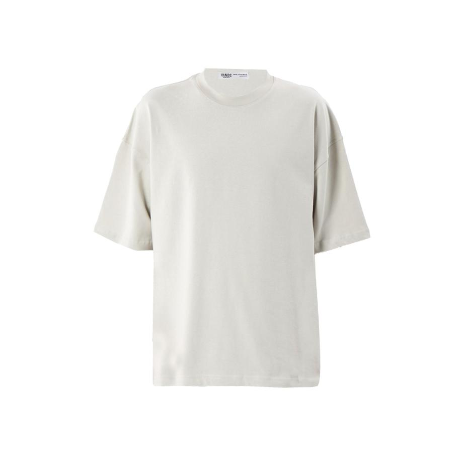 VAMOS CLO Shirt grijs / groen / zwart Grijs