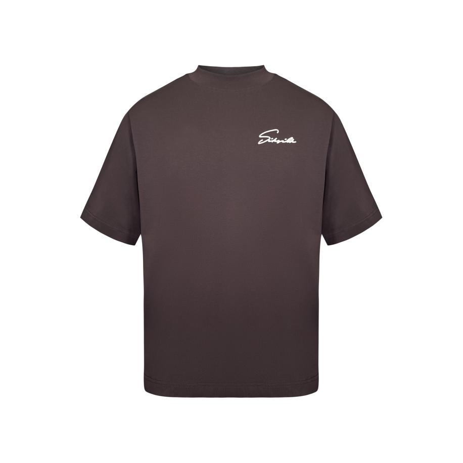 SikSilk SikSilk Shirt bruin / wit -