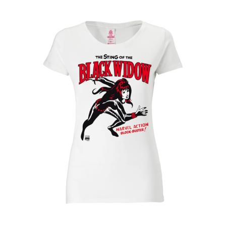 LOGOSHIRT Shirt Black Widow rood / zwart / wit