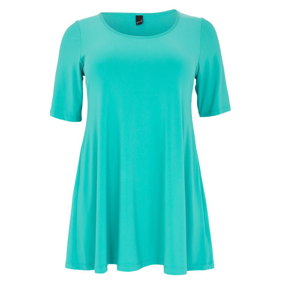 Yoek YOEK Shirt Lang turquoise -