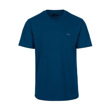 TRIGEMA T-Shirt ronde hals saffier, Effen