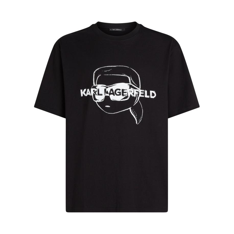 Karl Lagerfeld Karl Lagerfeld Shirt zwart / wit -