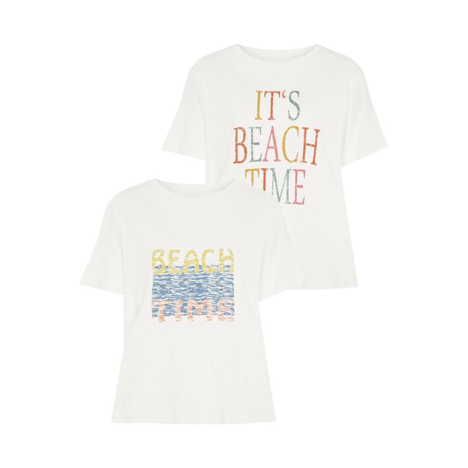 BEACH TIME BEACH TIME Shirt gemengde kleuren / wit -