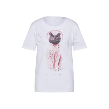einstein & newton EINSTEIN & NEWTON Shirt Astro Cat grijs / oudroze / wit