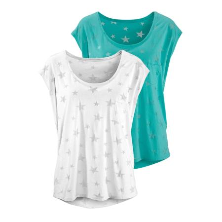 BEACH TIME BEACH TIME Shirt turquoise / wit