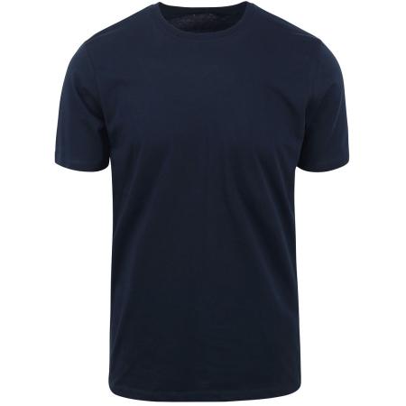 KnowledgeCotton Apparel T-shirt Donkerblauw